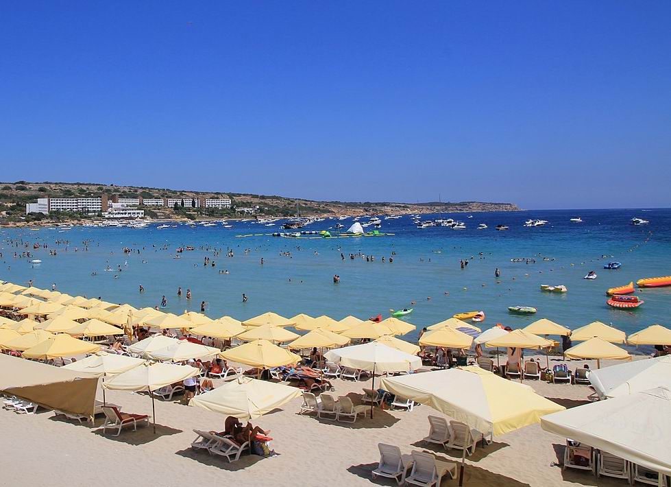 mellieha bay beach malta